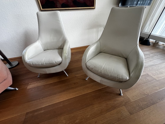 Sillones Rolf Benz – Cuero, Metal (photo 5 of 5)