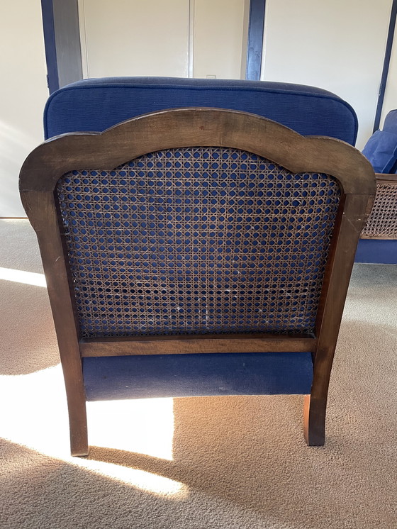 Image 1 of Twee jaren-20 stoelen. Mahoniehout met webbing