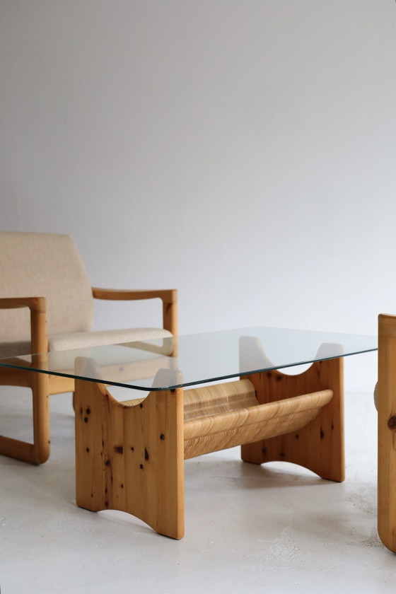 Set di 2 Poltrone vintage, Silkeborg Møbelfabrik anni '60, Legno, Tessile, Crema (foto 12 di 12)