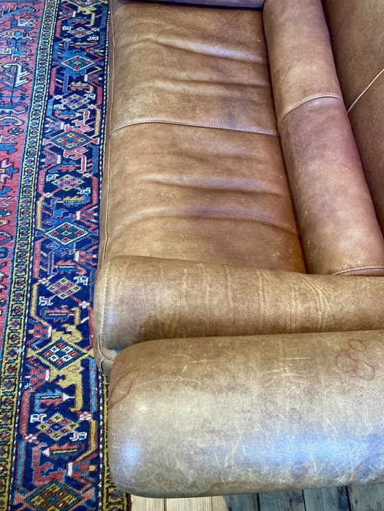 Image 1 of Canapé 2,5 places Baxter, cuir de buffle Alfred P Brown