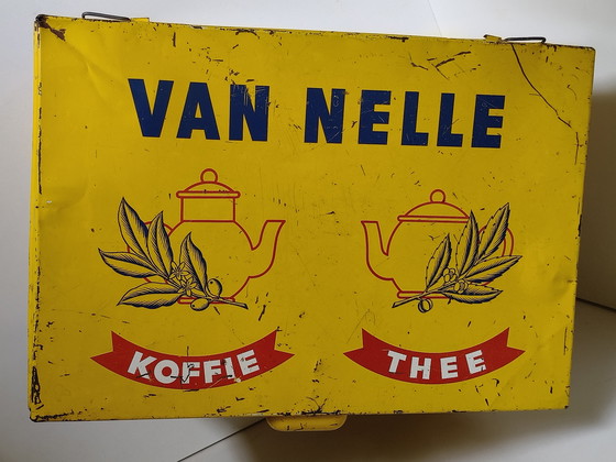 Image 1 of Scatola di latta per esposizione Van Nelle