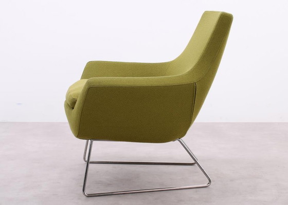 Image 1 of 3X Swedese Happy Easy Fauteuil à dossier bas vert