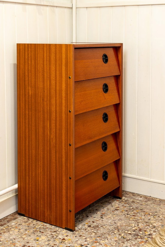 Image 1 of Vintage schoenenkast / Retro ladekast / dressoir