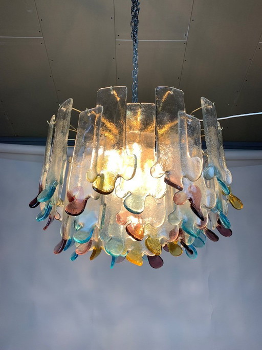 Alfredo Barbini kroonluchter 1970's