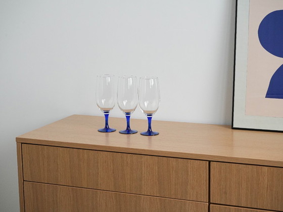 Image 1 of Dreiteiliges Gläserset, dänisches Design, 1970er Jahre, hergestellt in Dänemark