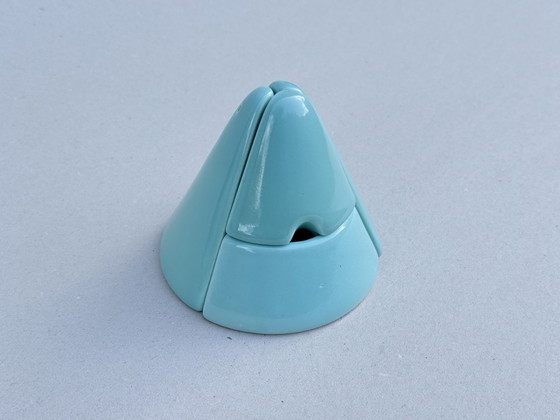 Magnifique Ensemble Salière et Poivrière Design Vintage (3 pièces) – Années 60 – Accessoires de table, Ceramic (photo 2 of 7)