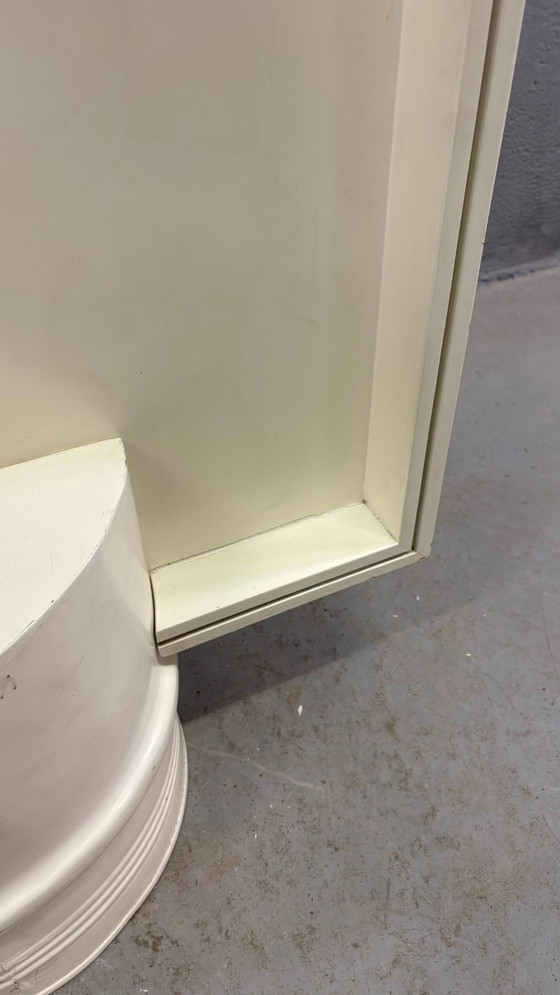 Image 1 of Mid-Century Modern Double-Sided Hall Stand with Mirror & Coat Hooks, 1960s, Europe
