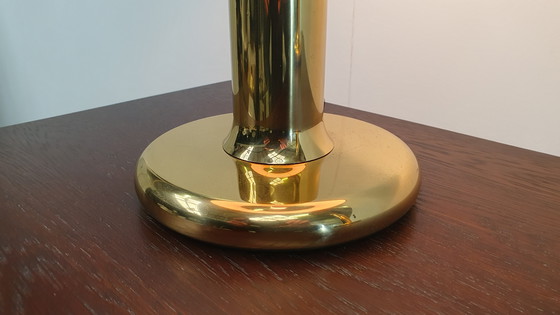 Image 1 of 2x messing tafellamp Baulmann Leuchten, Duitsland jaren 80