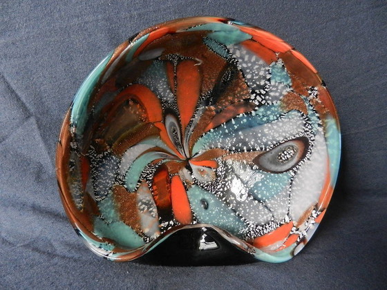 Mehrfarbige Glasschale, sogenannte Tutti Frutti AVEM Murano Italien – Schalen (photo 3 of 8)