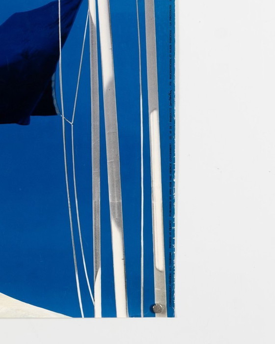 Image 1 of Olimpia Grenoble – 1968 – Poster olimpico originale d'epoca – Mid-Century Modern – 100x62 cm