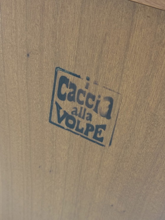 Image 1 of Brutalist Italian Set Cabinets Caccia Alla Volpe For Linea Arredo