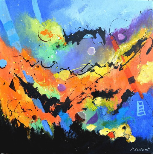 Magellan's Galactic Journey – schilderijen tekeningen, Canvas