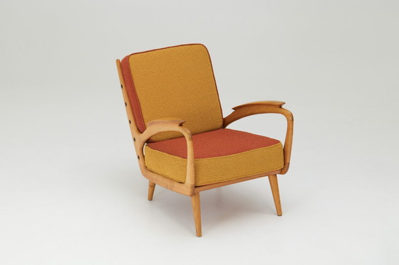 Image 1 of A pair of 1950s armchairs - B. Spuijs for 'De Ster' Gelderland
