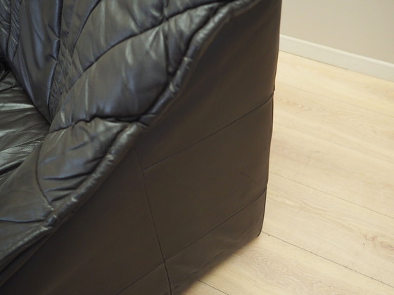 Image 1 of Leren fauteuil, Italiaans ontwerp, jaren 1960, Productie: Italië