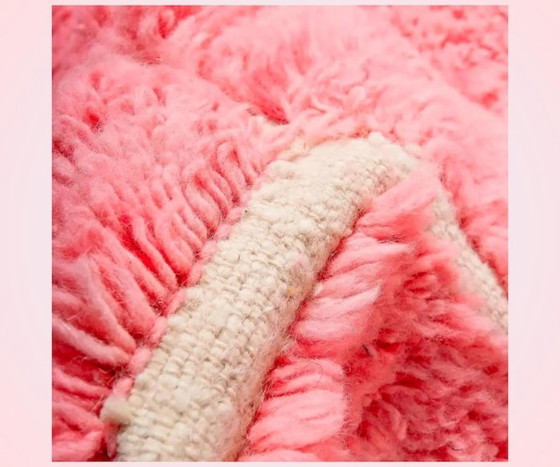 Image 1 of Tappeto berbero artigianale marocchino rosa, 200 cm x 300 cm