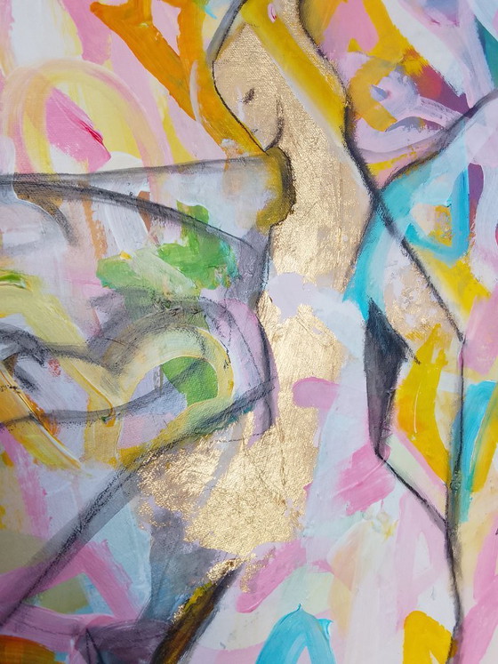 Image 1 of Acrylic painting "sun"