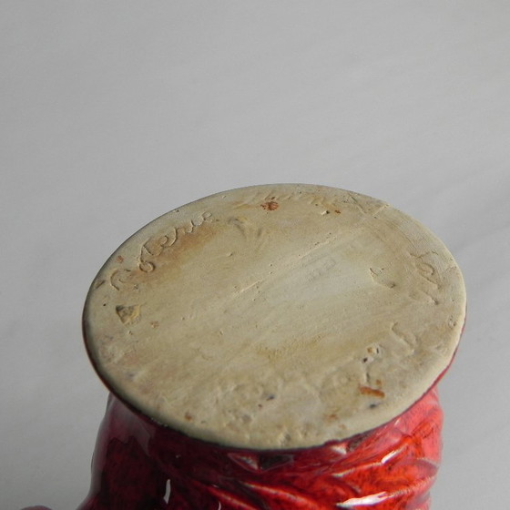 Image 1 of Jarra con forma de gallo, cerámica Sars Poteries, década de 1950.