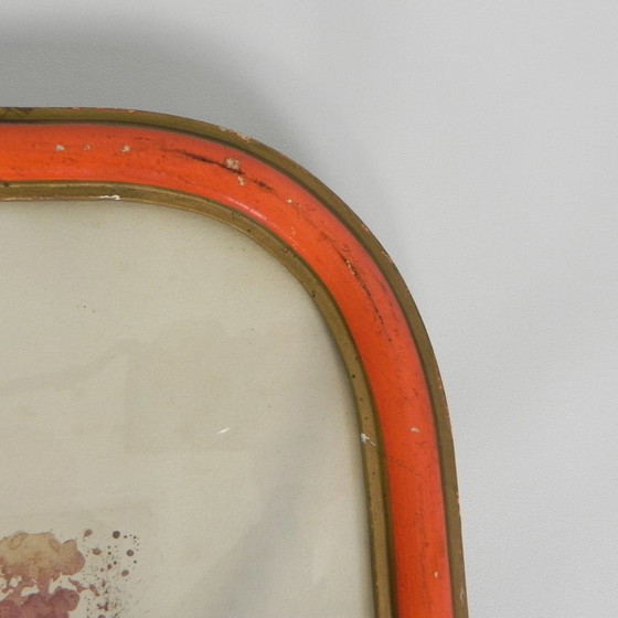 Image 1 of Litografía de Louis Icart con una dama y flores al estilo Art Déco, década de 1920.