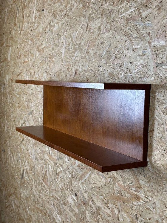 Image 1 of 60s 70s Teak wandplank Teak wandplank Deens design Denemarken