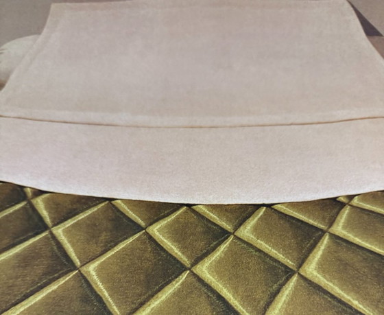 Image 1 of Domenico Gnoli (1933-1970), Green Bed Cover, 1969, copyright Marzia Gnoli, 1994, Printed in the Netherlands