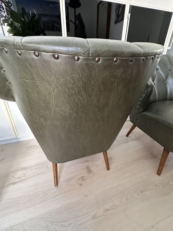 Set of 2 Cocktail Chairs – Theo Ruth for Artifort – Side chairs, Skai (photo 6 of 11)