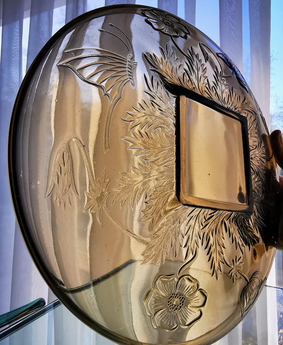 Image 1 of Cuenco Art Déco, 1934-1935, decoración floral, cuenco