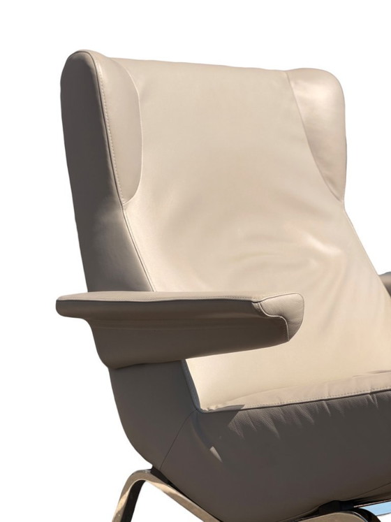 Auténtica silla Pierre Paulin "Archi" para Ligne Roset - Piel gris – Sillones, Leather (photo 9 of 14)