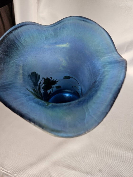 Vaso in vetro Art Nouveau antico – Glashüttenwerke Buchenau / Attribuito a Betty Hedrich (c. 1900) – Vasi (photo 10 of 14)