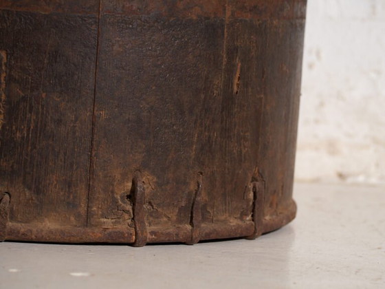 Secchio in legno antico – Cina, circa 1900 – Oggetti decorativi, Wood, Iron, Rustic (photo 31 of 40)