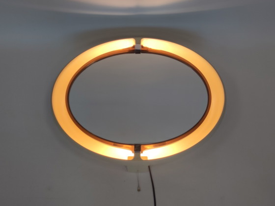 Image 1 of Specchio Space Age con illuminazione Allibert