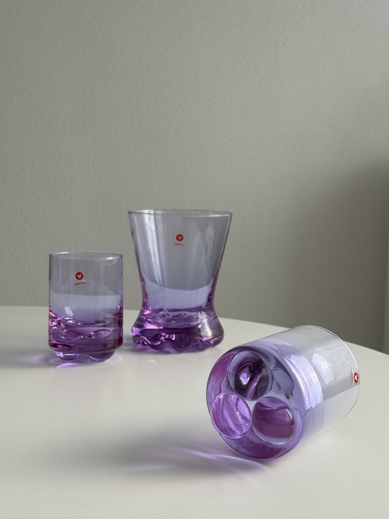 Image 1 of Cristalleria Vecris Glazen & Ijsemmer | Italië ‘70