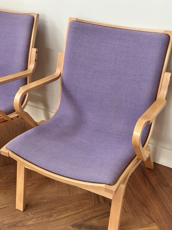 Image 1 of Set 2 fauteuils Finn Østergaard model Albert jaren 50/60/70