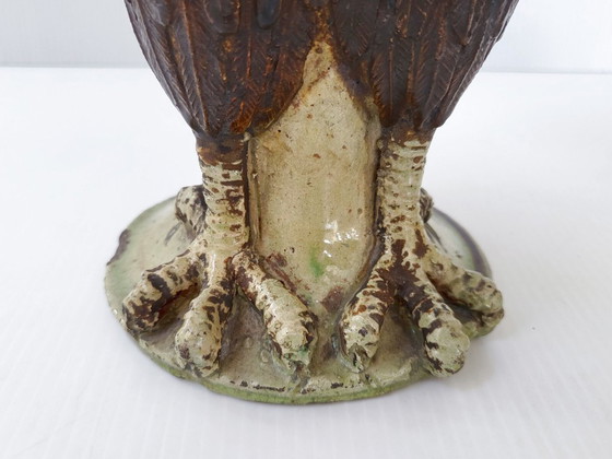 Image 1 of Precioso bombonera antigua de cerámica firmada con la letra "N", ¿de época del siglo XIX?