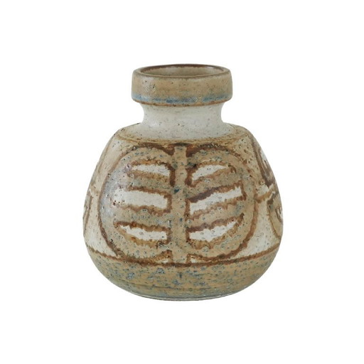 Keramikvase, dänisches Design, 1960er Jahre, Hersteller: Søholm
