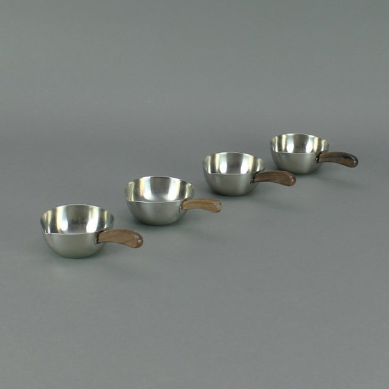 Image 1 of Acero inoxidable 18-8, fabricado en Dinamarca - juego de 13 fuentes para servir - década de 1970