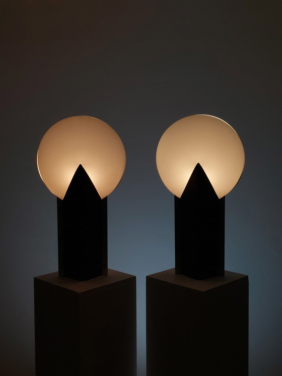 Image 1 of 2 lámparas de mesa Slamp Moon de Samuel Parker de los años 90