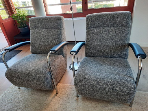 2x Leolux Scylla high back, 11 mois d'âge + note + garantie