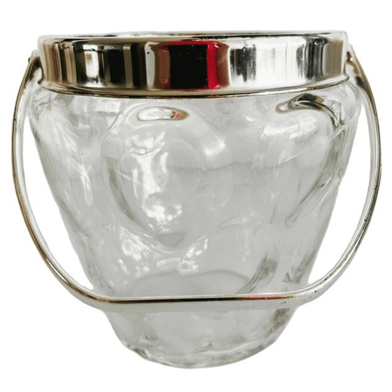 Image 1 of Vintage ijsemmer kristal chroom 1960's