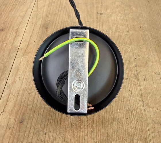 Image 1 of Vintage glazen plafondlamp, jaren 70