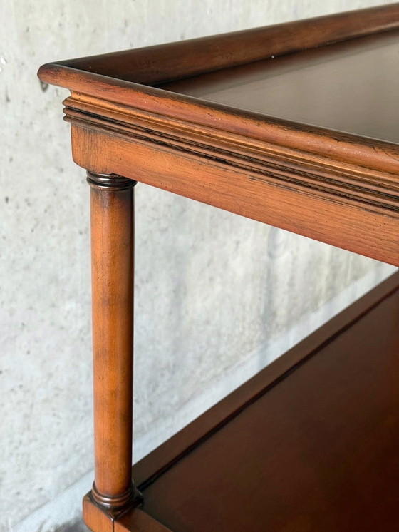 Image 1 of Mahogany wooden wall cabinet / room divider