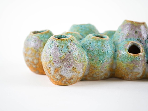 Image 1 of Ceramic vase – flower frog, Danish design, 1960s, made in Denmark
