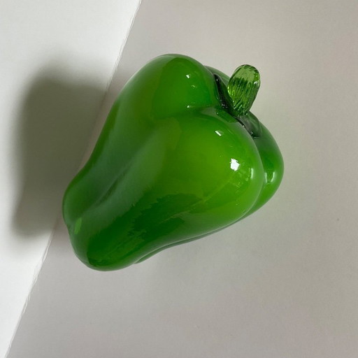 Handgeblazen glazen paprika Muranostijl