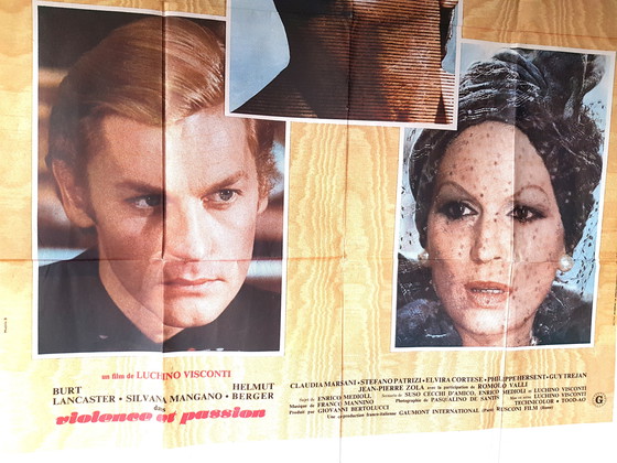 Image 1 of Manifesto originale del film Violenza e passione 1974