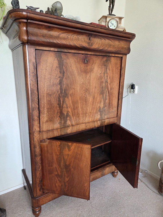 Image 1 of Mahogany secretary desk
