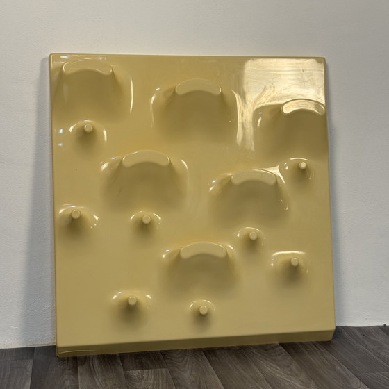 Image 1 of Slab coat rack by De Pas, D'Urbino & Lomazzi for Longato, Italy, 1960s