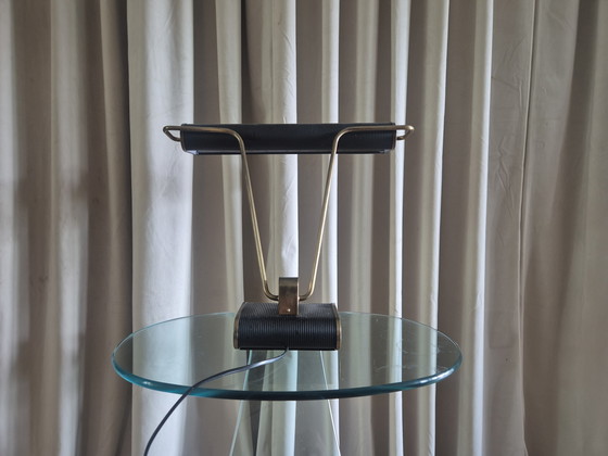 Image 1 of Lampada Juno Eileen Gray nera e oro