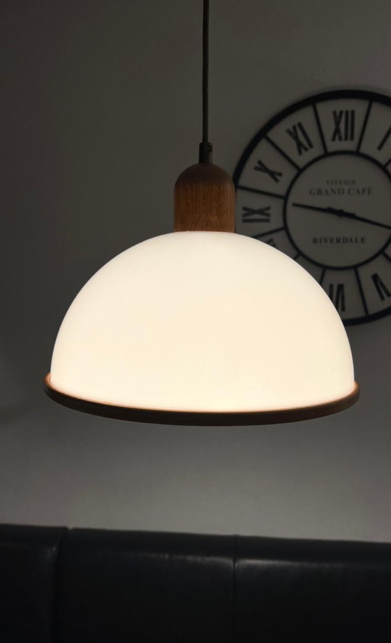 Image 1 of Vintage Steinhauer mushroom stijl hanglamp