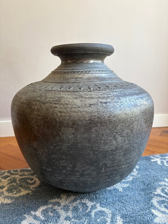 Image 1 of Indische vaas, metaal