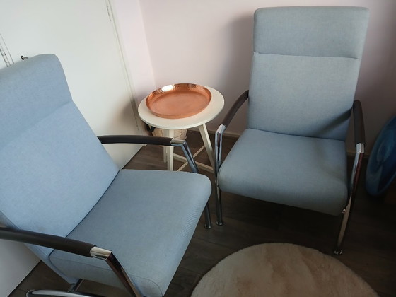 2 Leolux Helical Fauteuils – Wool (photo 4 of 5)