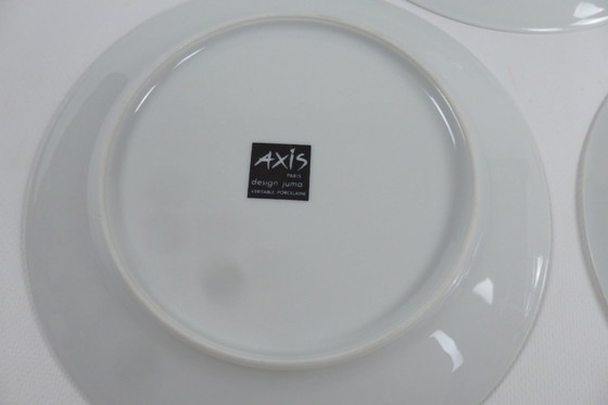 Image 1 of Series of 6 Juma plates for Axis design circa 1980.